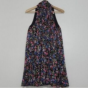 Milly Floral Halter Mini Dress
